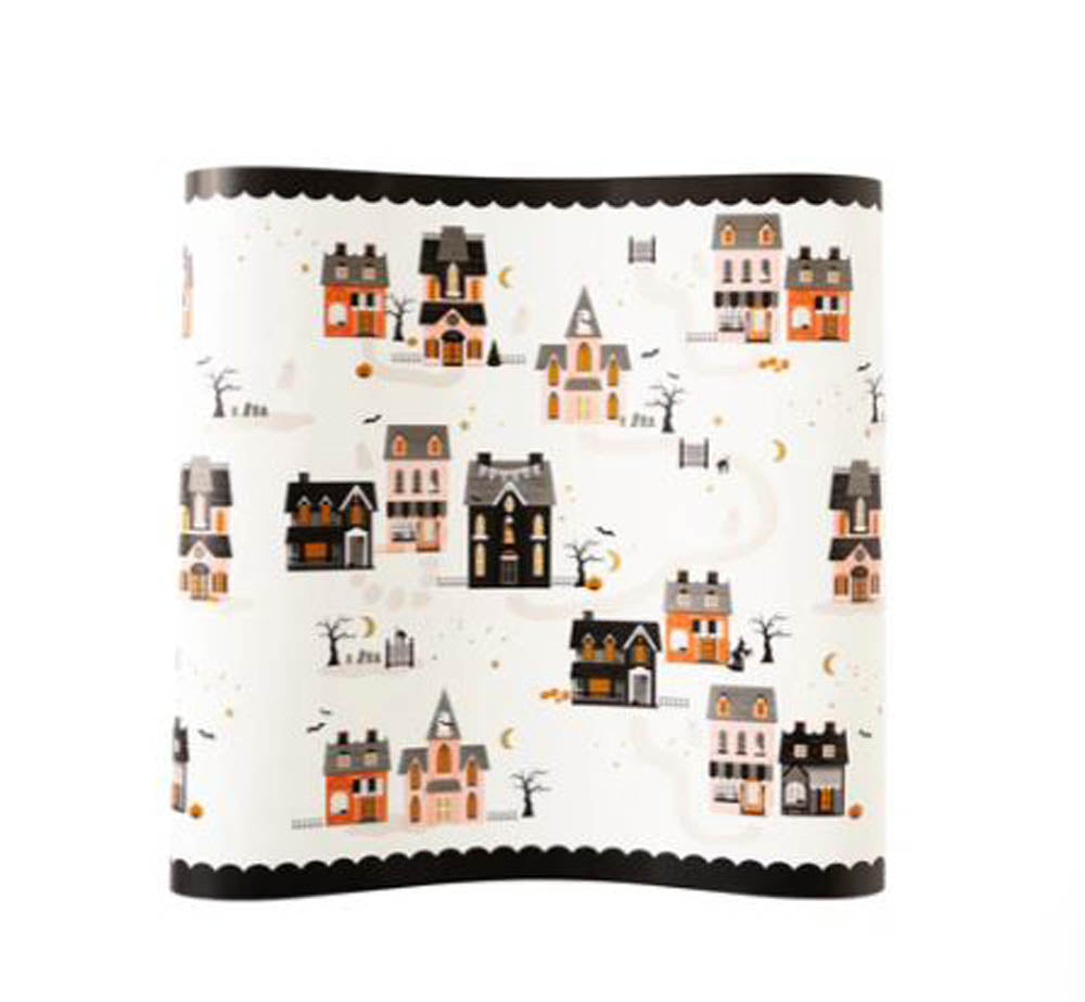 Haunted Village Table Runner 16" x 120"